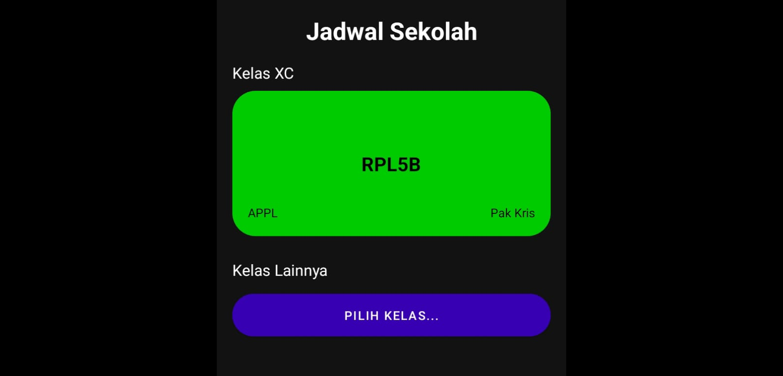 Aplikasi Jadwal